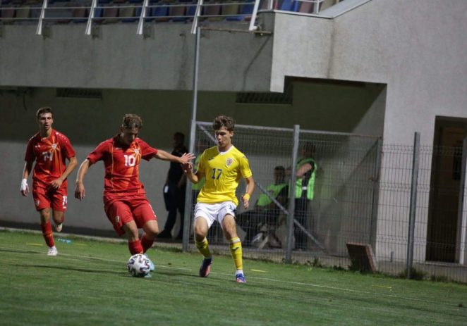Utiștii Pop și Cibi au fost pe teren în remiza României U18 cu Macedonia