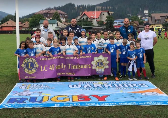 Micii rugbiști de la Warriors Arad au câștigat turneul de la Gura Humorului