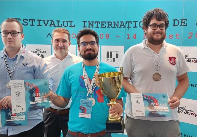 Câștigător din Trinidad Tobago la ARED Open, un șahist arădean s-a impus la amatori