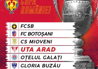 UTA va juca cu FCSB, Gloria Buzău și CS Mioveni, în grupa B din Cupa României Betano!