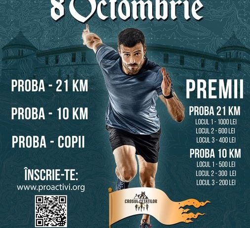 Crosul Cetății ajunge, sâmbătă, la Ineu: sunt așteptați în jur de 200 de alergători