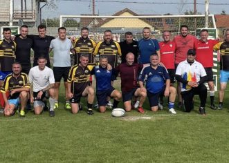 Festival al rugby-ului la Arad: veteranii din vest au jucat și ei, pe „Banatul”
