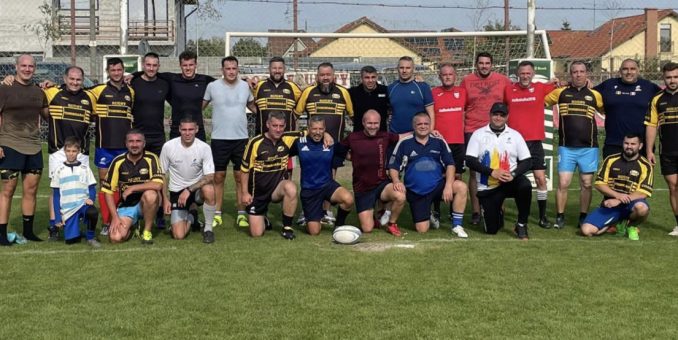 Festival al rugby-ului la Arad: veteranii din vest au jucat și ei, pe „Banatul”