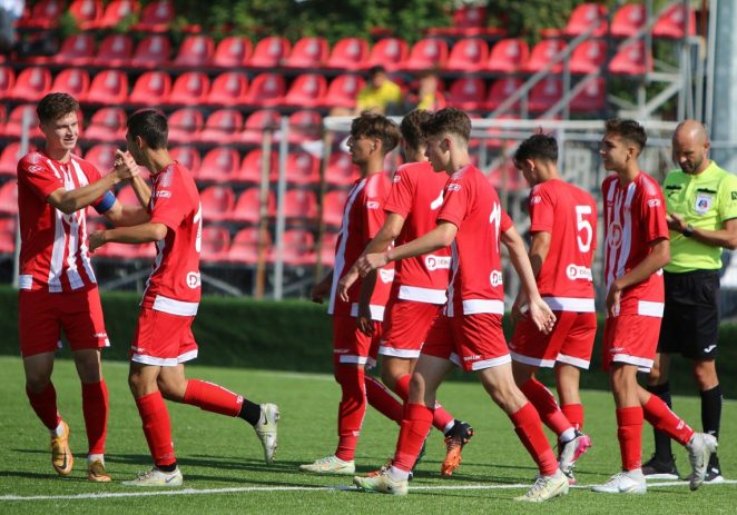 Imbold pentru meciul echipelor mari: UTA a făcut scor cu CFR Cluj, în Liga de Tineret!