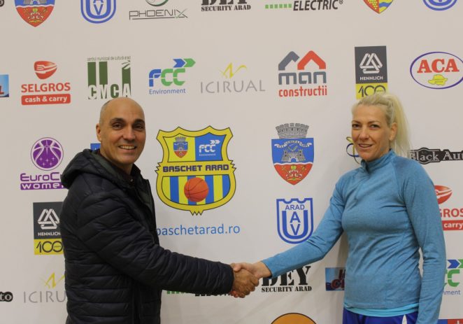 Ildiko Nagy-Mîrne revine în galben-albastru: pivotul a semnat până la finalul sezonului actual