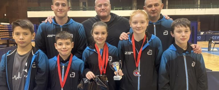 Secția de tenis de masă a CSM Arad a încheiat 2022 cu un turneu internațional, la Novi Sad