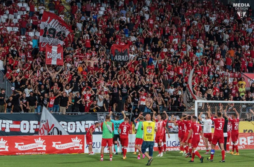  UTA pune în vânzare, începând de marți, biletele pentru meciul cu FC Botoșani