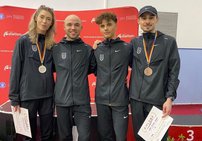 Atleții de la CSU Arad, cinci medalii la finala națională indoor! Coman este campion de seniori la 1500 de metri