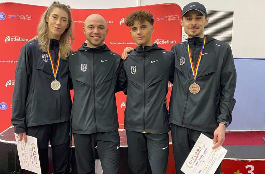  Atleții de la CSU Arad, cinci medalii la finala națională indoor! Coman este campion de seniori la 1500 de metri
