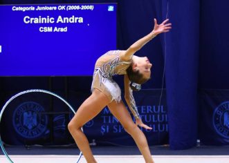 Andra Crainic debutează în noul sezon de ritmică alături de lotul de ansamblu junioare