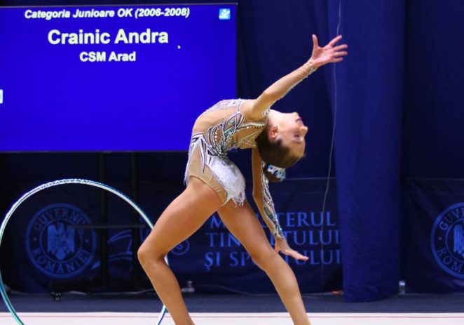 Andra Crainic debutează în noul sezon de ritmică alături de lotul de ansamblu junioare