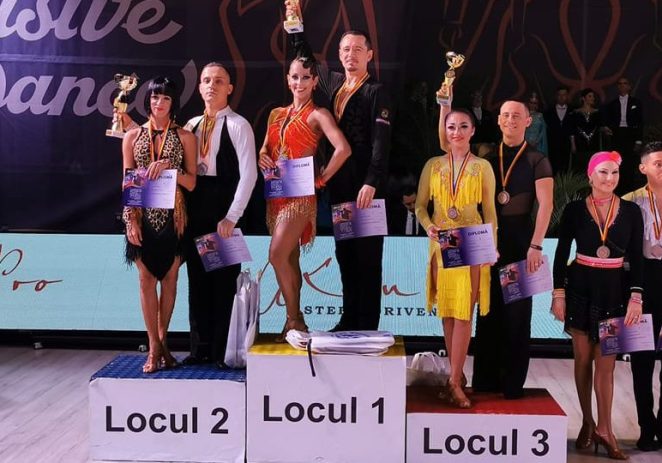 Patrik și Andreea Haizăr sunt campioni naționali de seniori la dans sportiv