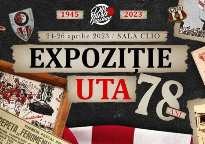Sala Clio găzduiește expoziția aniversară „UTA Arad 78 ani”. Sărbătoare și în alb și roșu, după Paște