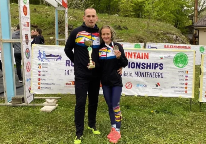 „Studenta” Liliana Dragomir este vicecampioană balcanică la alergare montană