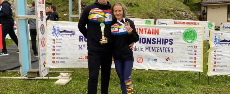 „Studenta” Liliana Dragomir este vicecampioană balcanică la alergare montană