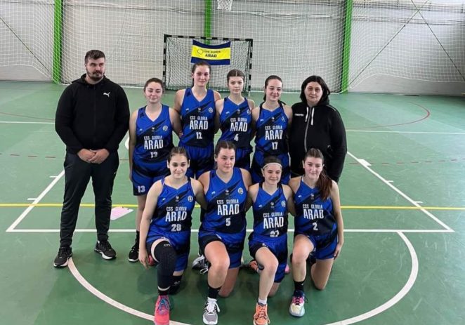 Baschetbalistele Gloriei Arad joacă la turneu final național U18