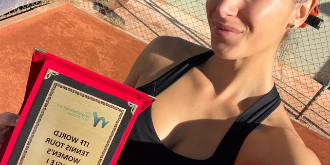 Cristina Dinu, de la Sportsin Arad, este câștigătoare la ITF 35k Antalya