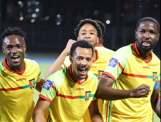  Utistul Conte a fost căpitan integralist pentru Guineea în victoria cu Bermuda