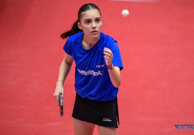 Maya Madar a luat bronzul european la tenis de masă, cu echipa mixtă U13 a României