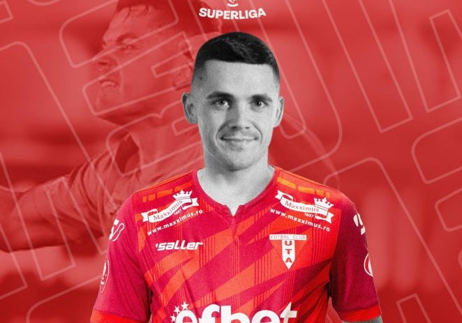 Andrei Dumiter este noul atacant al UTA-ei, a semnat pe două sezoane
