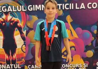 Gimnastul arădean Luca Padvai, dublu medaliat național la gimnastică artistică