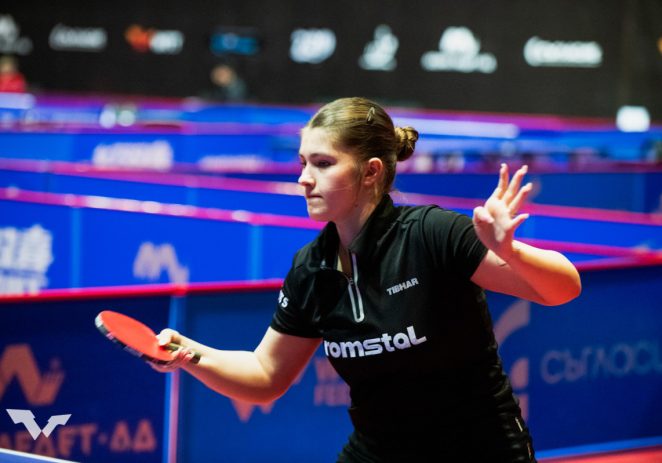 Alesia Sferlea este campioană balcanică la tenis de masă, cu naționala de junioare