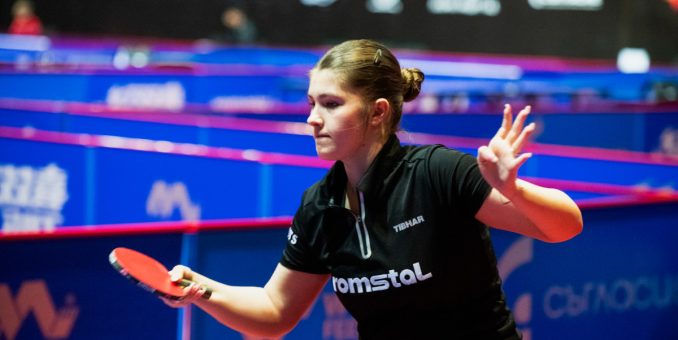 Alesia Sferlea este campioană balcanică la tenis de masă, cu naționala de junioare