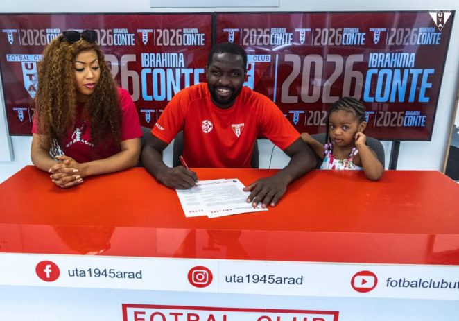 Ibrahima Conte și-a prelungit contractul cu UTA până în 2026