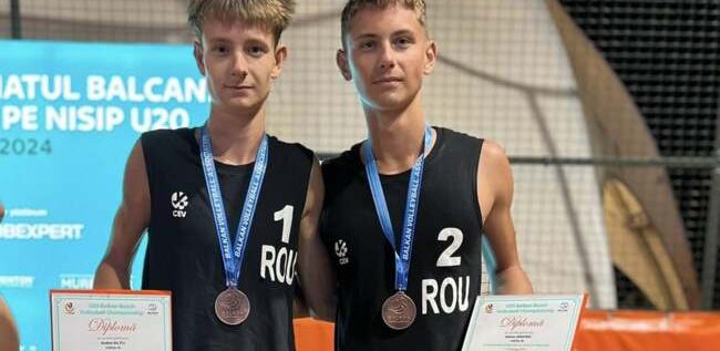 Băieții de la ProVolei Arad au luat bronzul balcanic la volei pe plajă