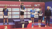 Jucătorul arădean de tenis de masă Sergiu Bej a luat argintul la Top 16, categoria sub 11 ani