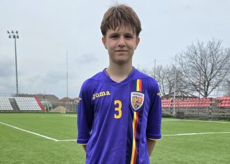 Tânăr fotbalist al Gloriei Arad, convocat la o nouă selecție pentru naționala U15
