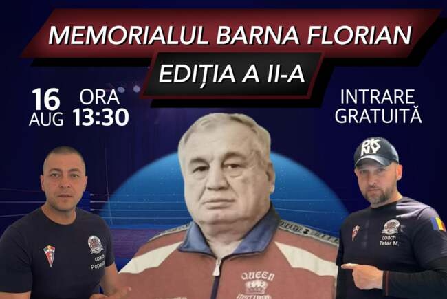 La Vladimirescu va avea loc ediția a doua a „Memorialului Barna Florian” la box