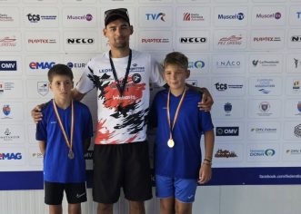 Kaiaciștii juniori ai Gloriei Arad au luat două medalii de bronz la Naționalele de viteză