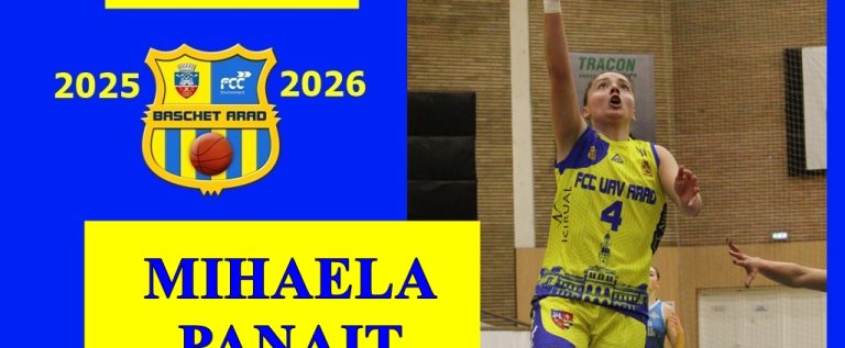 FCC UAV își păstrează coordonatoarea de joc, Miky Panait rămâne la Arad!