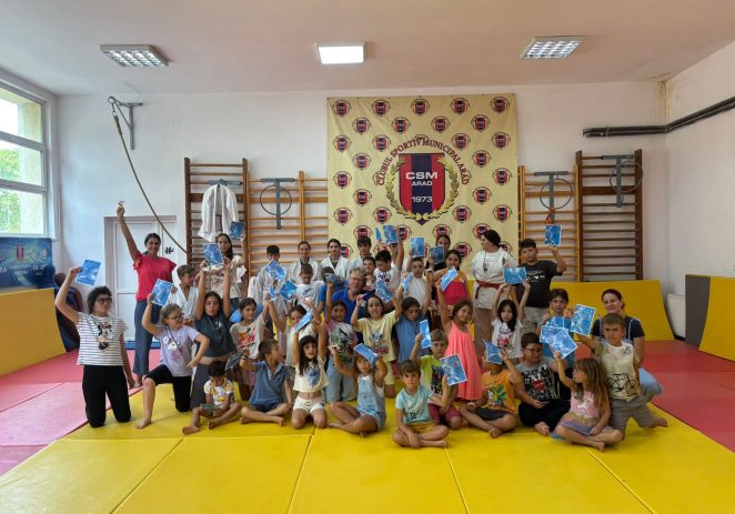 Școală de vară în sala de judo a CSM Arad, din septembrie demarează programul de inițiere