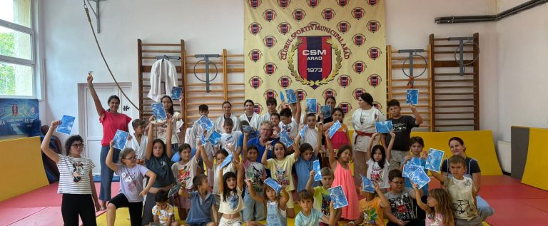 Școală de vară în sala de judo a CSM Arad, din septembrie demarează programul de inițiere