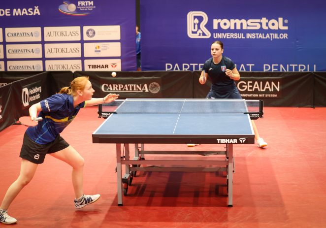 Fetele de la CSM Arad sunt în Top 5 la finalul turului Superligii de tenis de masă
