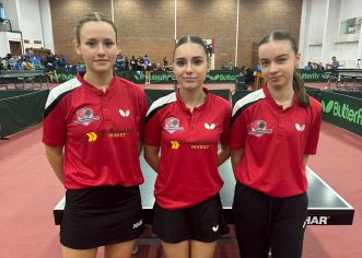 Fetele Academiei Daniela Dodean au câștigat pe linie în turul Diviziei B la tenis de masă