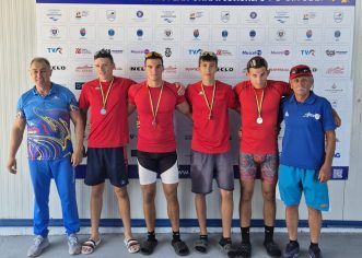 Două titluri de vicecampioni naționali de seniori pentru kaiaciștii CSM-ului arădean