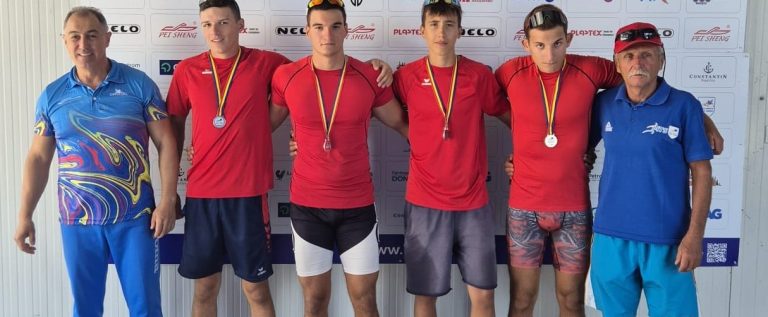 Două titluri de vicecampioni naționali de seniori pentru kaiaciștii CSM-ului arădean