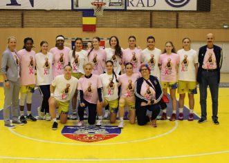 FCC UAV Arad a făcut scor cu Timișoara, la meciul dedicat sârboaicei Hadzovic