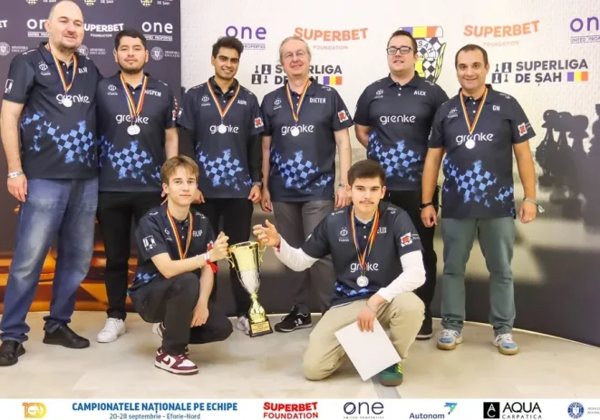 Șahiștii de la Vados Arad sunt vicecampioni naționali, iar Ineul a ocupat locul 7!