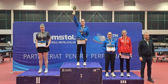 Alesia Sferlea a luat argintul la Cupa României de seniori la tenis de masă!