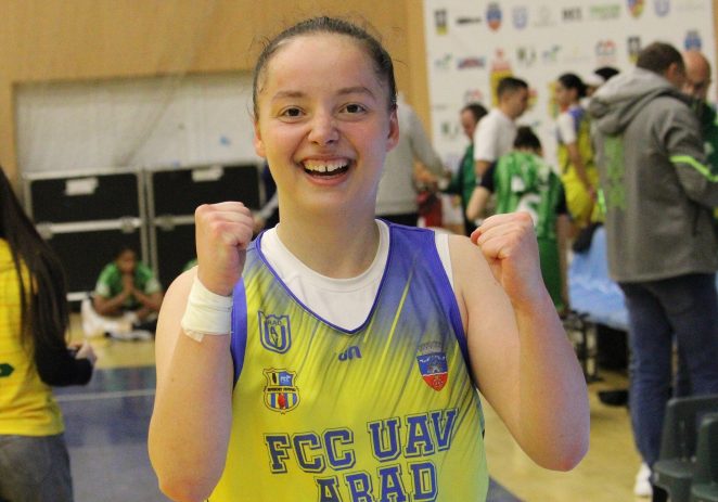 Mihaela Panait este singura „tricoloră” din lotul FCC UAV Arad