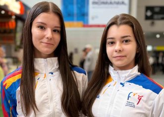 Gimnastele Sara Buda și Alina Căpitan au luat bronzul european la aerobic, cu naționala de juniori