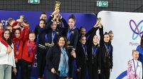Ansamblurile de la CSM Arad au încheiat un nou an excelent pentru gimnastica ritmică
