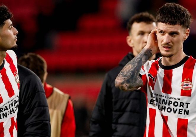 Dennis Man a bifat jumătate de oră în duelul de Ligă dintre PSV și Atletico