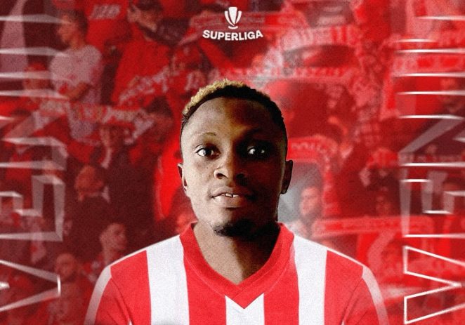 UTA l-a prezentat pe nigerianul Ime Ndon, soluție pe faza de atac