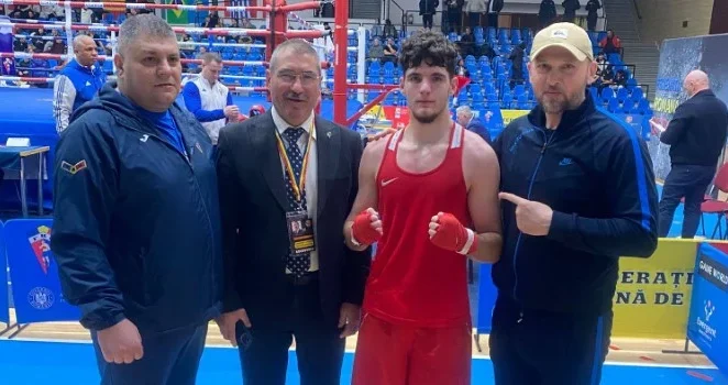 Boxerul arădean Andrei Marcu a urcat pe podium la „Dracula Open”