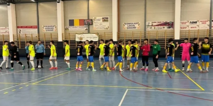 Vremea futsalului: în weekend se  joacă la Apateu, juniorii șimăndani au spus adio Cupei